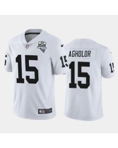 Men's Las Vegas Raiders #15 Nelson Agholor White 2020 Inaugural Season Vapor Limited Stitched Jersey