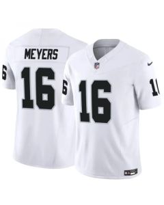 Men's Las Vegas Raiders #16 Jakobi Meyers White 2023 F.U.S.E Vapor Untouchable Stitched Football Jersey