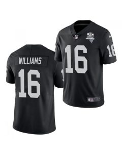 Men's Las Vegas Raiders #16 Tyrell Williams Black 2020 Inaugural Season Vapor Limited Stitched Jersey