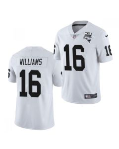 Men's Las Vegas Raiders #16 Tyrell Williams White 2020 Inaugural Season Vapor Limited Stitched Jersey