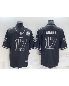 Men's Las Vegas Raiders #17 Davante Adams Black Shadow Vapor Limited Stitched Jersey