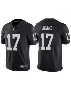 Men's Las Vegas Raiders #17 Davante Adams Black Vapor Limited Stitched Jersey