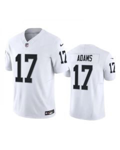 Men's Las Vegas Raiders #17 Davante Adams White 2023 F.U.S.E Vapor Untouchable Stitched Football Jersey