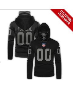 Men's Las Vegas Raiders 2020 Black Customize Hoodie Mask