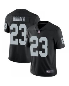 Men's Las Vegas Raiders #23 Devontae Booker Black Vapor Untouchable Limited Stitched Jersey