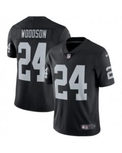 Men's Las Vegas Raiders #24 Charles Woodson Black Vapor Untouchable Limited Stitched NFL Jersey