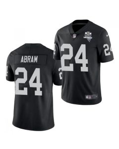 Men's Las Vegas Raiders #24 Johnathan Abram Black 2020 Inaugural Season Vapor Untouchable Limited Stitched Jersey