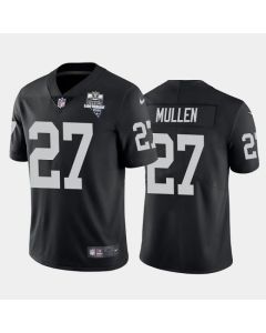 Men's Las Vegas Raiders #27 Trayvon Mullen Black 2020 Inaugural Season Vapor Limited Stitched Jersey