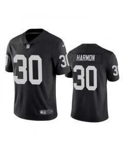Men's Las Vegas Raiders #30 Duron Harmon Black Vapor Untouchable Limited Stitched Jersey