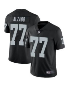 Men's Las Vegas Raiders #77 Lyle Alzado Black Vapor Untouchable Limited Stitched NFL Jersey