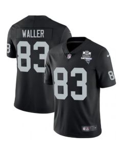 Men's Las Vegas Raiders #83 Darren Waller Black 2020 Inaugural Season Vapor Limited Stitched Jersey