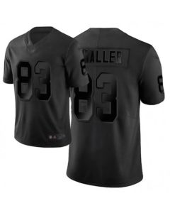 Men's Las Vegas Raiders #83 Darren Waller Black City Edition Limited Stitched Jersey