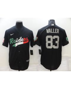 Men's Las Vegas Raiders #83 Darren Waller Black Mexico Stitched Jersey