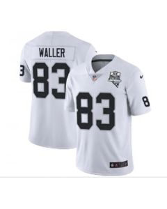 Men's Las Vegas Raiders #83 Darren Waller White 2020 Inaugural Season Vapor Limited Stitched Jersey