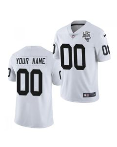 Men's Las Vegas Raiders ACTIVE PLAYER Custom White 2020 Inaugural Season Vapor Limited Stitched Jersey