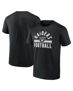 Men's Las Vegas Raiders Black Arch Stripe T-Shirt