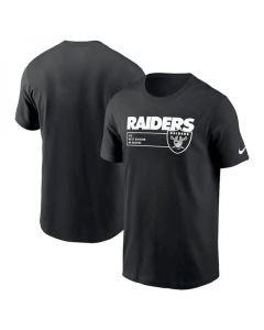 Men's Las Vegas Raiders Black Division Essential T-Shirt