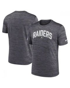 Men's Las Vegas Raiders Black On-Field Sideline Velocity T-Shirt