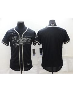 Men's Las Vegas Raiders Blank Black Flex Base Stitched Jersey