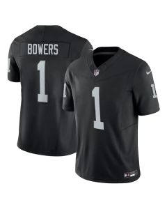 Men's Las Vegas Raiders Brock Bowers Black 2024 NFL Draft First Round Pick Player F.U.S.E. Vapor Untouchable Limited Stitched Football Jersey