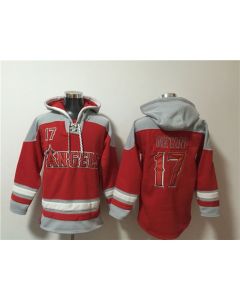 Men's Los Angeles Angels #17 Shohei Ohtani Red Ageless Must-Have Lace-Up Pullover Hoodie