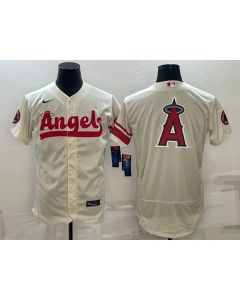 Men's Los Angeles Angels 2022 Cream City Connect Team Big Logo Flex Base Stitched Jersey