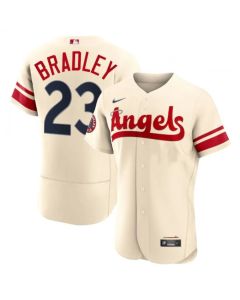 Men's Los Angeles Angels #23 Archie Bradley 2022 Cream City Connect Flex Base Stitched Jersey