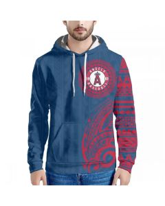 Men's Los Angeles Angels Blue Hoodie