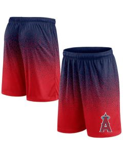 Men's Los Angeles Angels Navy/Red Ombre Shorts