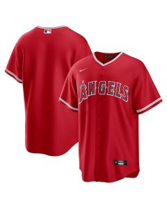 Men's Los Angeles Angels Red Alternate Replica Team Jersey (Red)