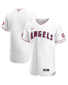 Men's Los Angeles Angels White Flex Base Stitched Jersey