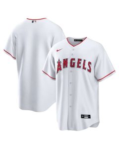 Men's Los Angeles Angels White Home Replica Team Jersey (White)