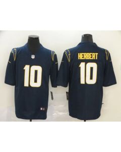 Men's Los Angeles Chargers #10 Justin Herbert 2020 Navy Vapor Untouchable Limited Stitched NFL Jersey
