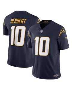 Men's Los Angeles Chargers #10 Justin Herbert Navy 2023 F.U.S.E. Vapor Untouchable Limited Stitched Jersey