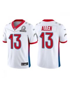 Men's Los Angeles Chargers #13 Keenan Allen 2022 White AFC Pro Bowl Stitched Jersey