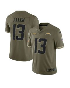 Men's Los Angeles Chargers #13 Keenan Allen Olive 2022 Salute To Service Limited Stitched Jersey