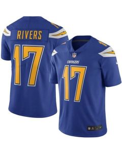 Men's Los Angeles Chargers #17 Philip Rivers Blue Vapor Untouchable Limited Stitched NFL Jersey