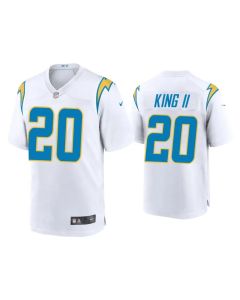 Men's Los Angeles Chargers #20 Desmond King II 2020 White Stitched Jersey
