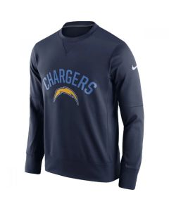 Men's Los Angeles Chargers 2019 Navy Blue Sideline Circuit Performance Sweatshirt