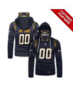 Men's Los Angeles Chargers 2020 Navy Customize Hoodie Mask