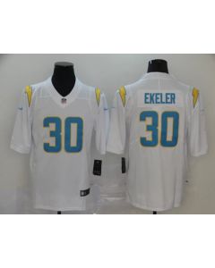 Men's Los Angeles Chargers #30 Austin Ekeler 2020 White Vapor Stitched NFL Jersey