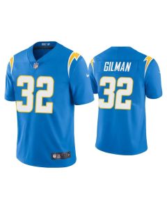 Men's Los Angeles Chargers #32 Alohi Gilman 2020 Blue Vapor Untouchable Limited Stitched Jersey