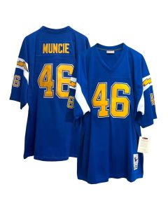 Men's Los Angeles Chargers #46 Chuck Muncie Royal NFL Retro Jersey (Royal)