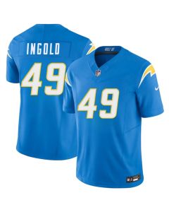 Men's Los Angeles Chargers #49 Alec Ingold Blue 2026 F.U.S.E. Vapor Limited Stitched Football Jersey (Blue)