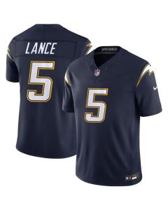 Men's Los Angeles Chargers #5 Trey Lance Navy 2026 Alternate Vapor F.U.S.E. Limited Jersey