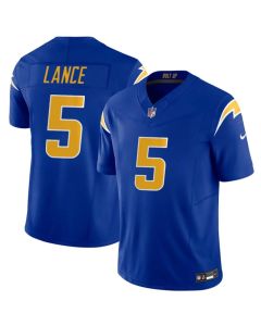 Men's Los Angeles Chargers #5 Trey Lance Royal 2026 Vapor F.U.S.E. Limited Jersey