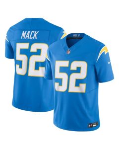 Men's Los Angeles Chargers #52 Khalil Mack Blue 2023 F.U.S.E. Vapor Untouchable Limited Stitched Jersey