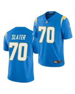 Men's Los Angeles Chargers #70 Rashawn Slater 2021 Blue Vapor Untouchable Limited Stitched Jersey