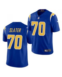 Men's Los Angeles Chargers #70 Rashawn Slater Royal 2021 Vapor Untouchable Limited Stitched Jersey