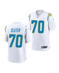 Men's Los Angeles Chargers #70 Rashawn Slater White 2021 Vapor Untouchable Limited Stitched Jersey